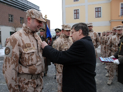 Hejtman přivítal české vojáky, kteří se vrátili z Afghánistánu