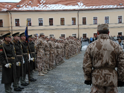 Hejtman přivítal české vojáky, kteří se vrátili z Afghánistánu