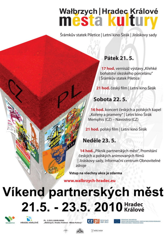 VÍKEND PARTNERSKÝCH MĚST-PLAKÁT