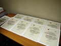 Diplomy připravené pro oceněné firmy