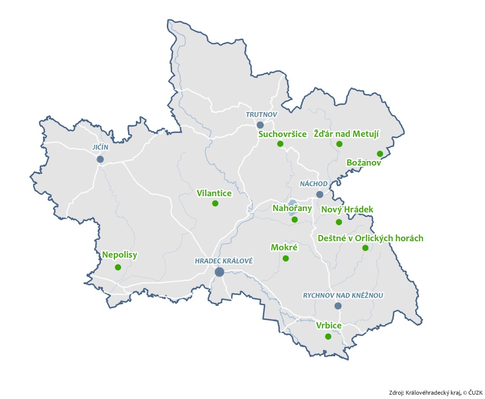 Královéhradecký kraj odmění deset nejlepších vesnic regionu