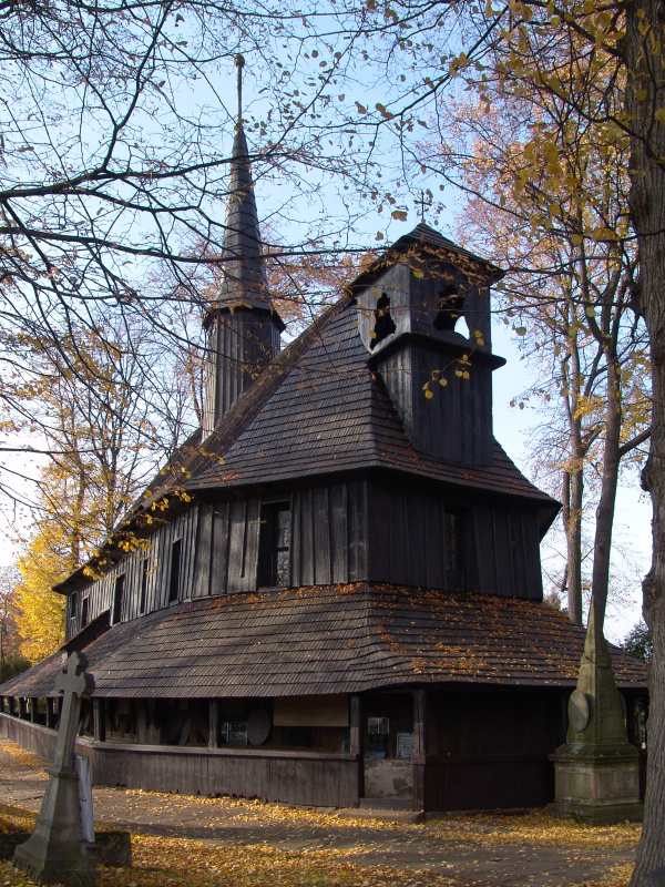 dřevěný kostel Broumov