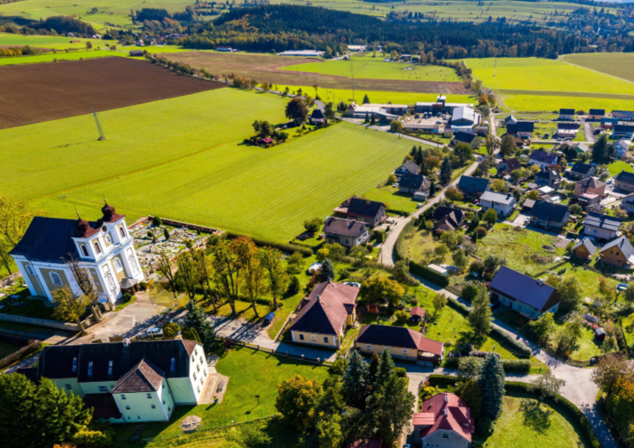 Bezděkov letecký pohled