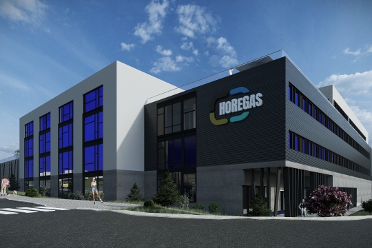 vizualizace budovy HOREGAS