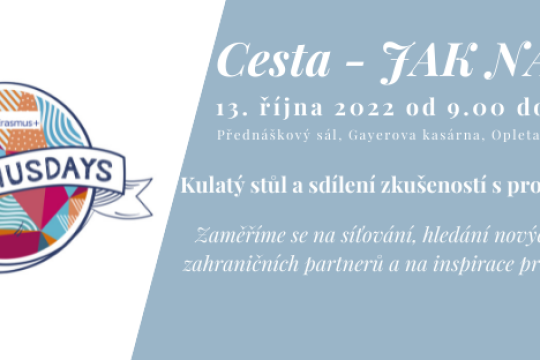 Erasmus Days: CESTA - JAK NA CESTY?