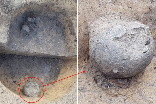 Archeologové pod budoucím pavilonem jičínské nemocnice našli vzácný kus sošky z doby kamenné 