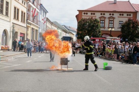 Složky IZS se představily v Dobrušce 