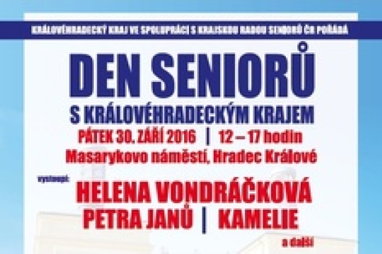 Den seniorů s Královéhradeckým krajem představí hudební legendy a poučí o bezpečnosti