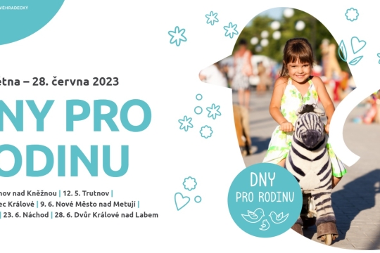 Dny pro rodinu představí aktivity ke společnému trávení volného času či nabídky z oblasti sociálních služeb