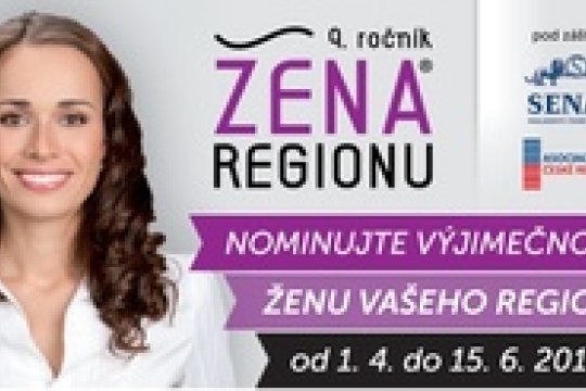 Startuje devátý ročník celostátní soutěže Žena regionu. Nominuje své favoritky