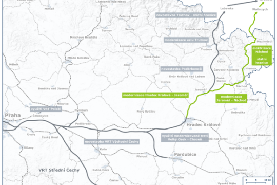 Správa železnic může projektovat modernizaci tratí v Královéhradeckém kraji