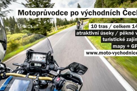 Nový průvodce provede motorkáře po východních Čechách