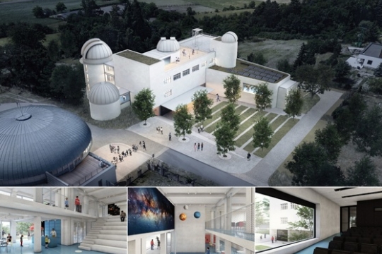 Kraj plánuje modernizaci Hvězdárny a planetária v Hradci Králové. V architektonické soutěži vybral projektanta