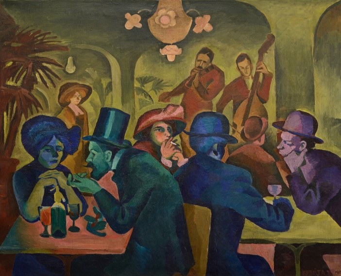 obraz Bohumil Kubišta Kavárna 