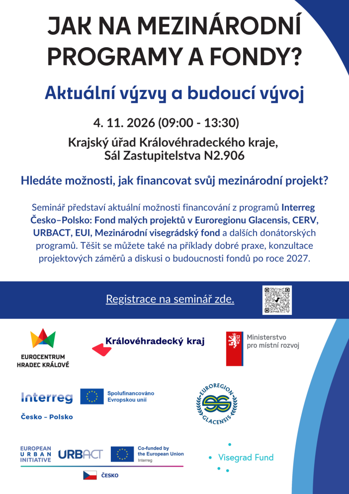 pozvánka seminář Interreg 2026