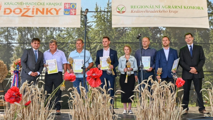 Žně v Královéhradeckém kraji skončily oslavou