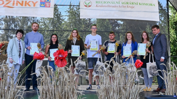 Žně v Královéhradeckém kraji skončily oslavou