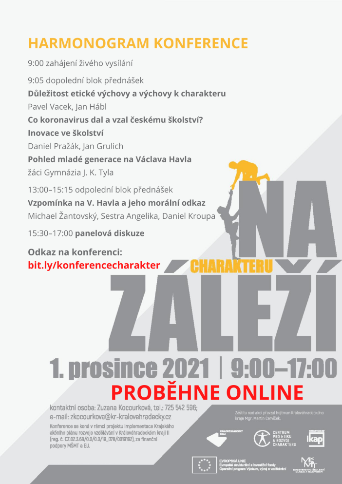 Online konference: Na charakteru záleží