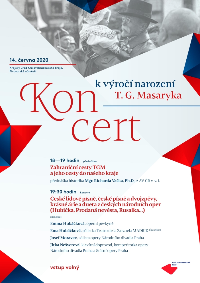 Koncert k výročí narození T. G. Masaryka 14. června 