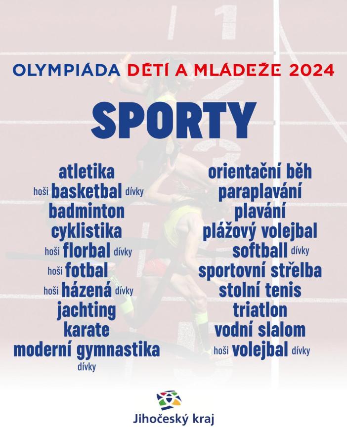 Olympiáda dětí a mládeže už za rok! 