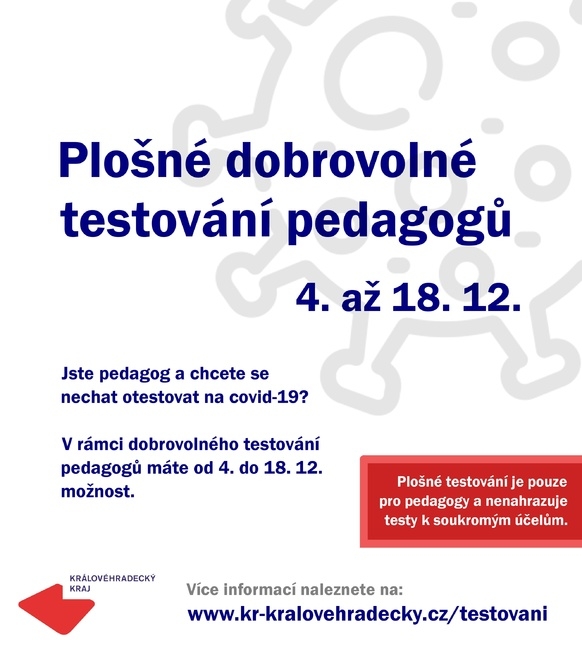 Plošné testování pedagogů