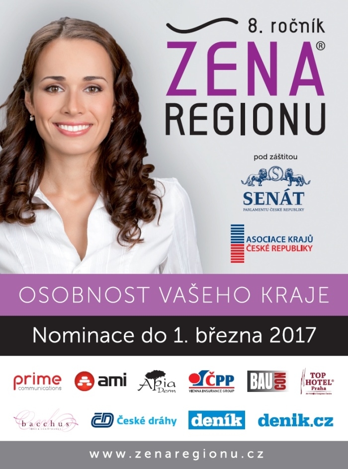 Startuje osmý ročník celonárodní soutěže Žena regionu. Nominujte své favoritky!