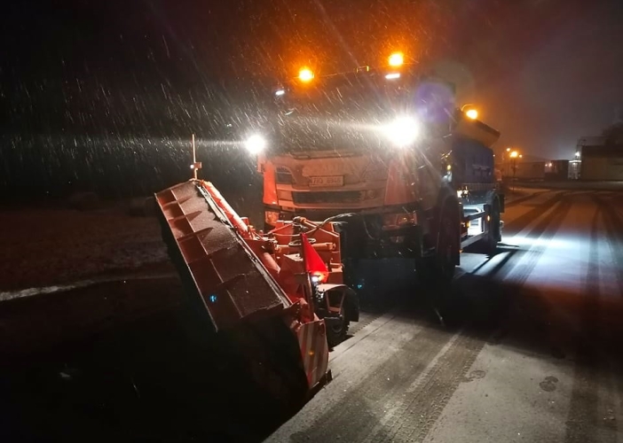 Silničáři při údržbě za první víkend zimní sezony najeli téměř 22 tisíc kilometrů