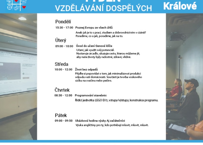 Začal Týden vzdělávání dospělých v Královéhradeckém kraji 