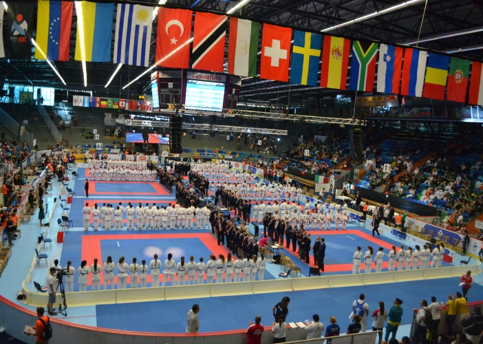 Česká reprezentace na domácím mistrovství světa v karate získala deset medailí