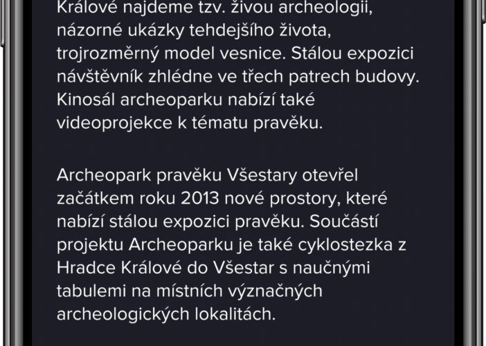 Unikátní rozšířená realita obohatí zážitek z pravěké vesnice ve Všestarech