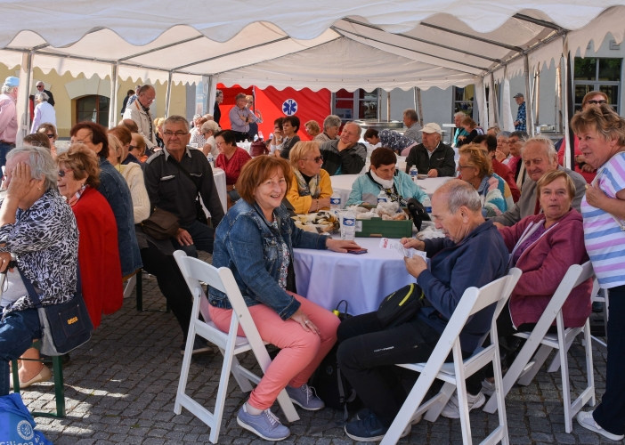 Svátek seniorů nabídl folklór, country, dechovku, prvorepublikovou módu i bohatý doprovodný program