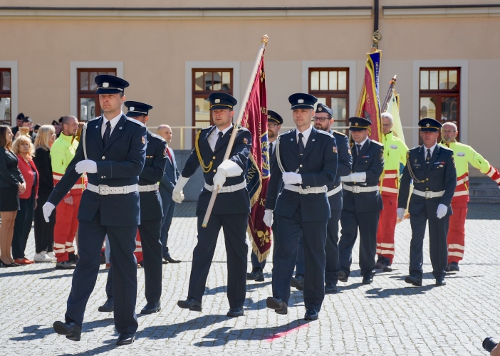 Královéhradecký kraj ocenil příslušníky složek IZS