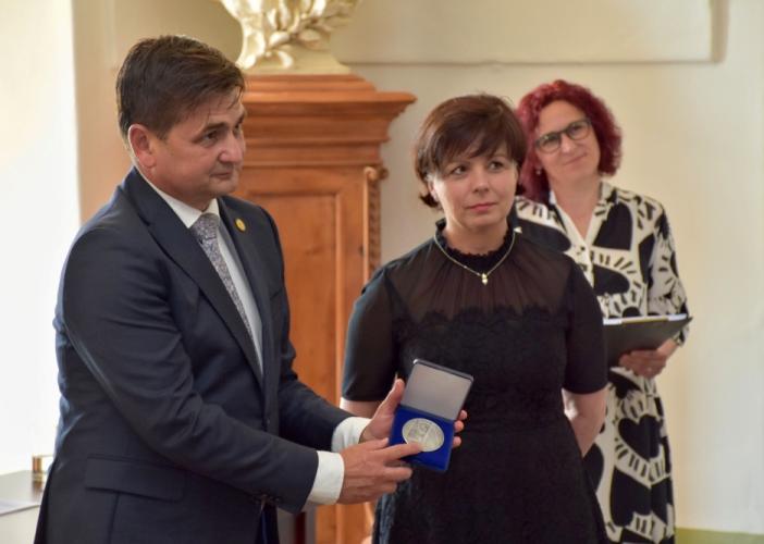 Předání plaket Péče o válečné hroby 2022