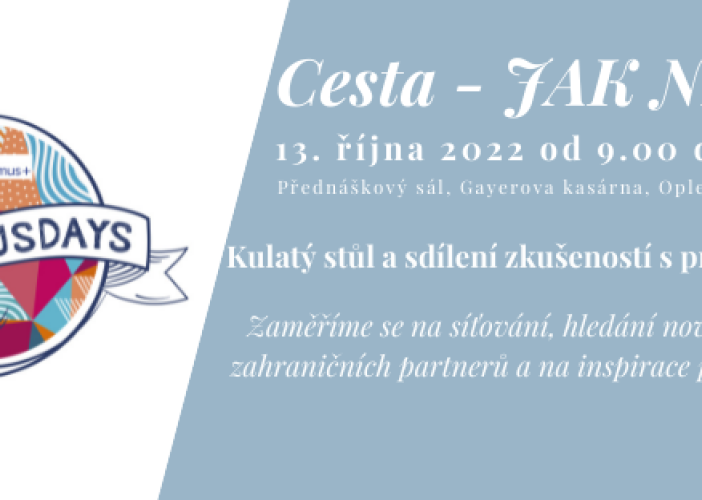 Erasmus Days: CESTA - JAK NA CESTY?