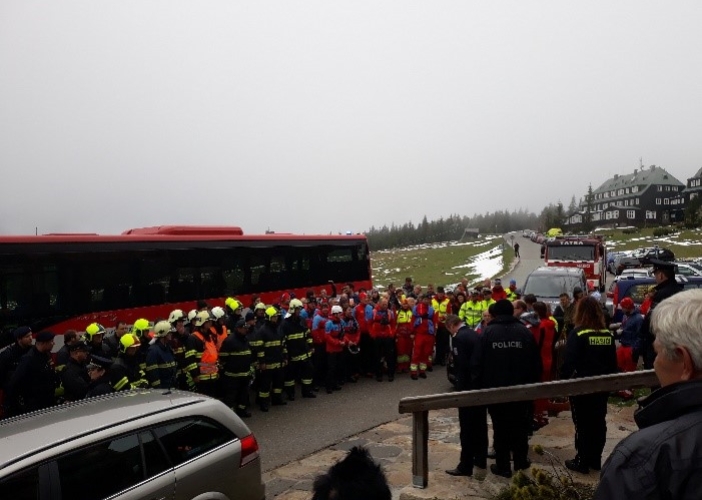 Taktické cvičení složek IZS Královéhradeckého kraje ,,AUTOBUS 2019‘‘