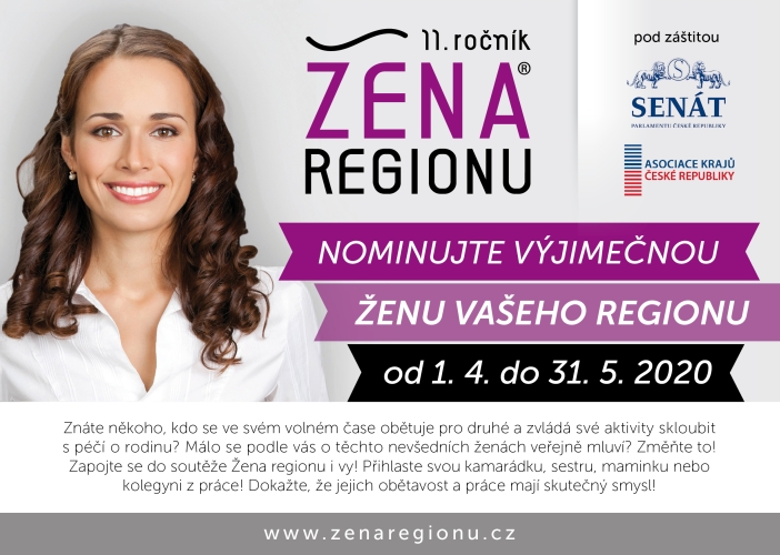 Celonárodní projekt Žena regionu zahajuje nominace